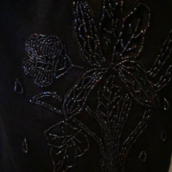 VINTAGE Regency Collection beaded cardigan size M - Picture 5 of 8